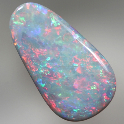 SOLID SEMI BLACK OPAL Bright and sparkling fire